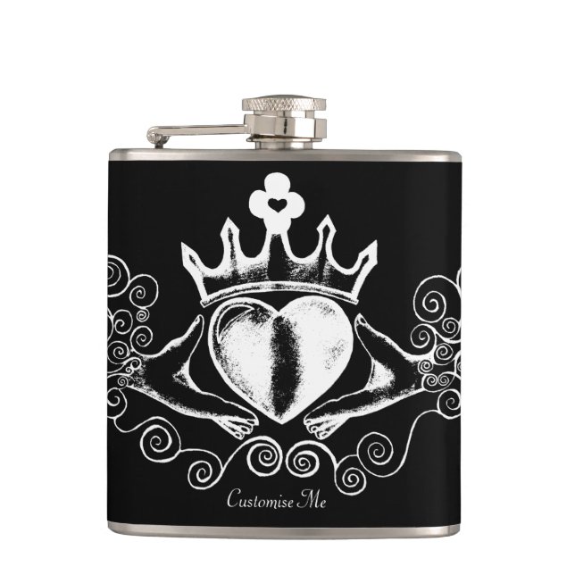 Flasques Le Claddagh (blanc) (Devant)