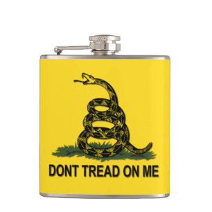 Flasques Le drapeau de Gadsden ne marchent pas sur moi