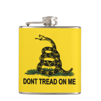 Flasques Le drapeau de Gadsden ne marchent pas sur moi