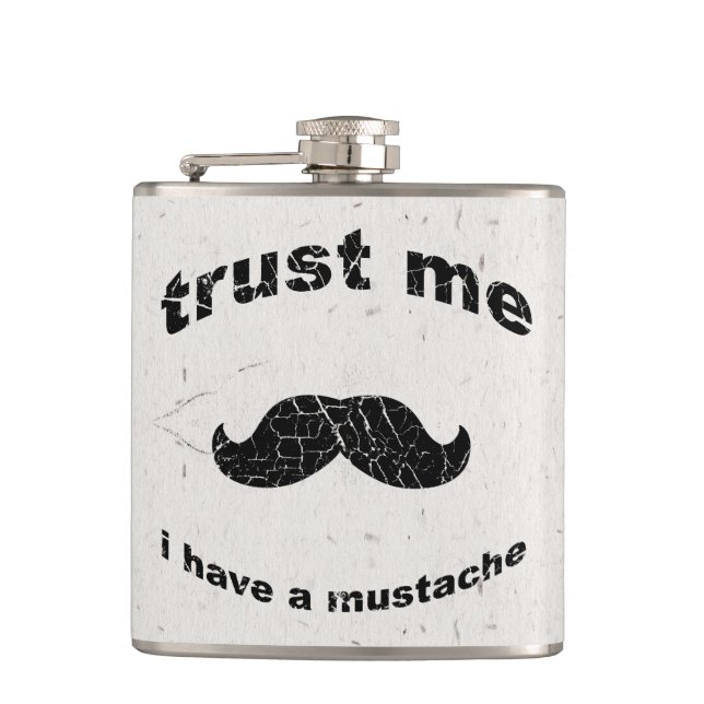 Flasques Le Faites-moi confiance i ont une moustache (Devant)