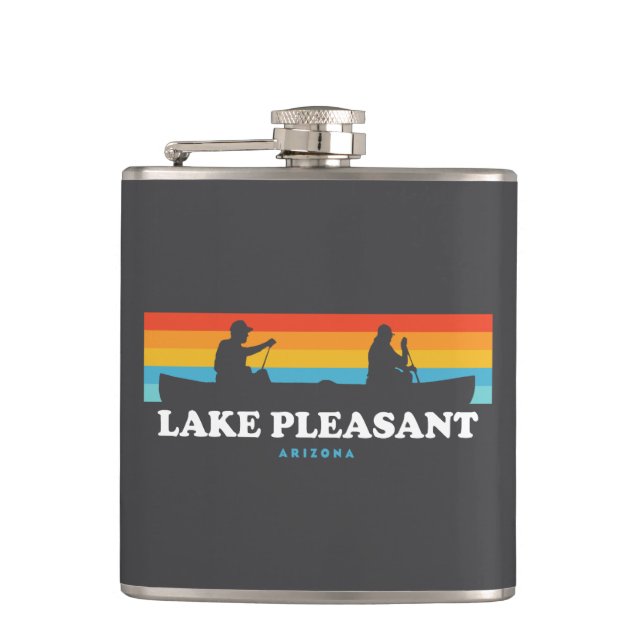 Flasques Le lac Pleasant Arizona Canoe (Devant)