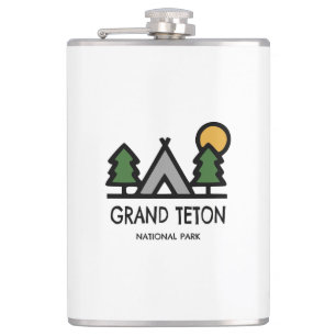 Flasques Le Parc national de Grand Teton