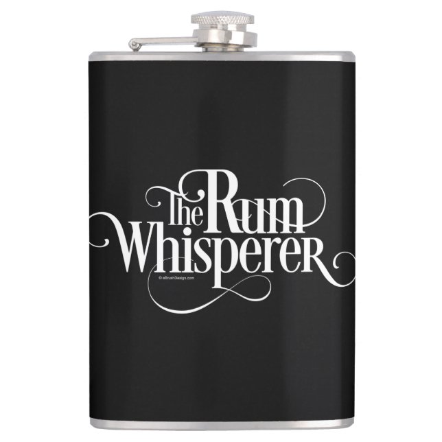 Flasques Le rhum Whisperer (Devant)