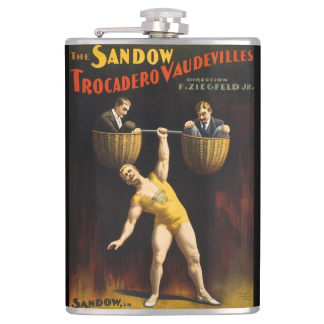 Flasques Le Sandow Eugen Sandow Vaudeville Weightlifter (Devant)