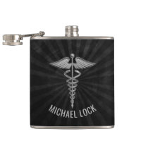 Le symbole Médicale argenté a personnalisé des