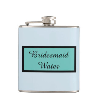Flasques L'eau de demoiselle d'honneur