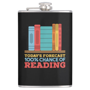 Flasques Lecture - 100% de Chance de Lire un Livre Drôle