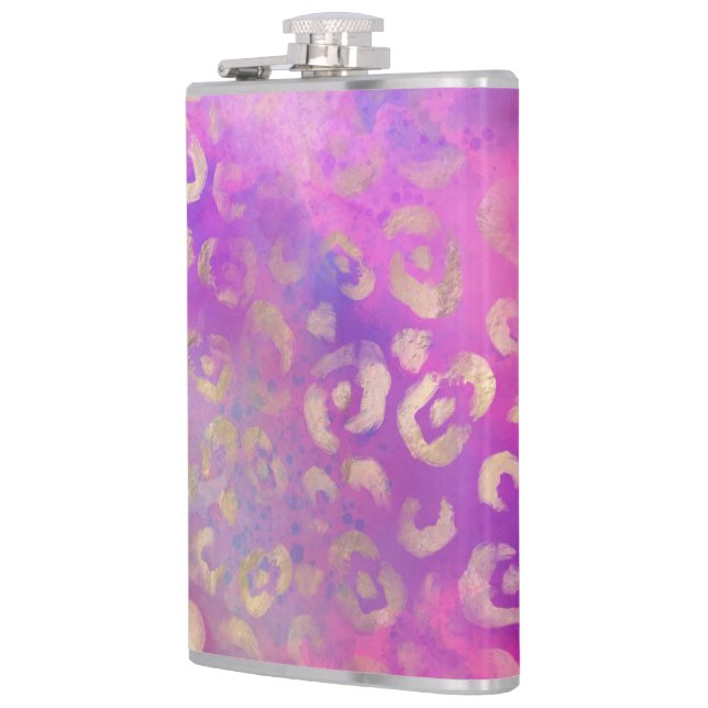 Flasques Leopard Paint Series Design 11 (Gauche)