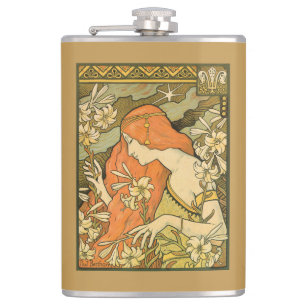 Flasques L'Ermitage Femme française nouveau dans un champ d
