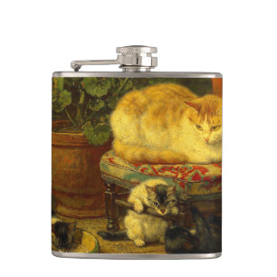 Flasques Les chatons en jeu