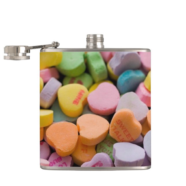 FLASQUES LES COEURS DE LA BOUGIE DE VALENTINE (Ouvert)