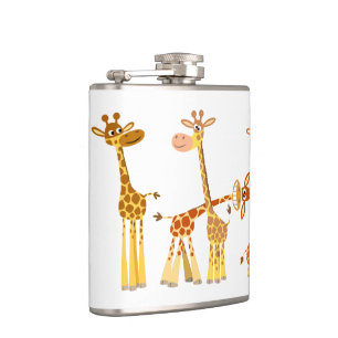 Flasques Les girafes de dessin : le ballon de la hanche