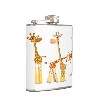 Flasques Les girafes de dessin : le ballon de la hanche
