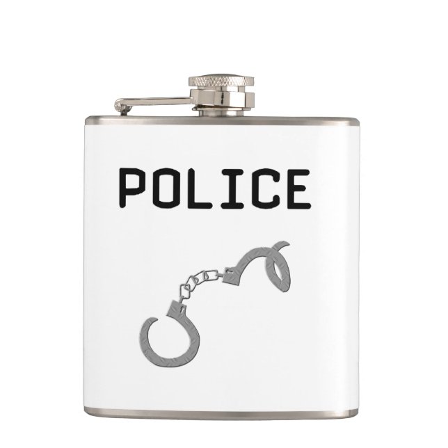 Flasques Les menottes de la police (Devant)