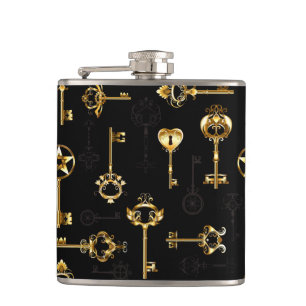 Flasques Les Patters de Seamless avec Golden Keys