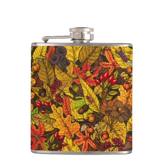 Flasques Les trésors d'automne (Devant)