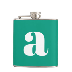 Flasques Lettre initiale de monogramme moderne de mariage v