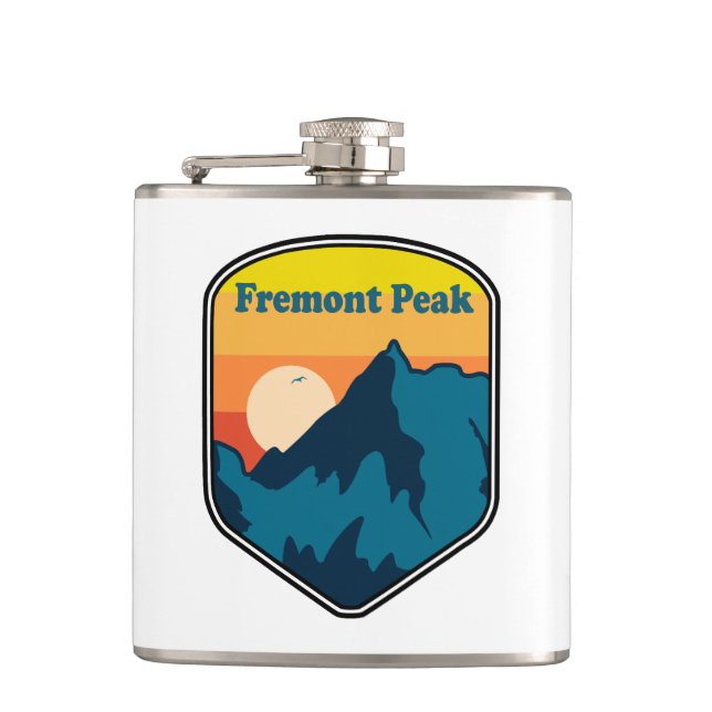 Flasques Lever du soleil sur Fremont Peak Wyoming (Devant)