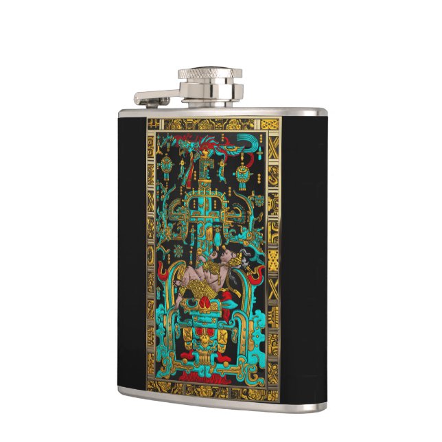 Flasques Lid of Great Tomb of Pakal - Astronaut Palenque (Gauche)