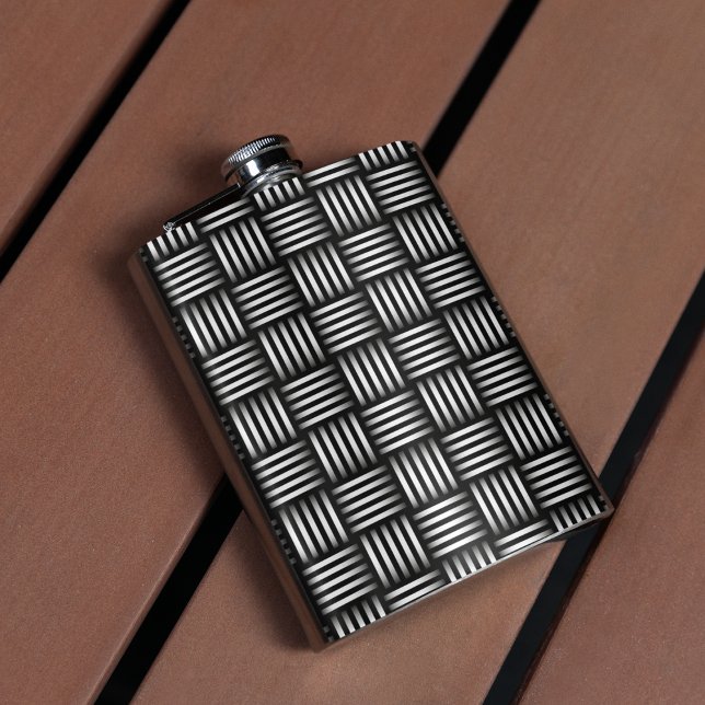 Flasques Lignes intersectées (line art flask)