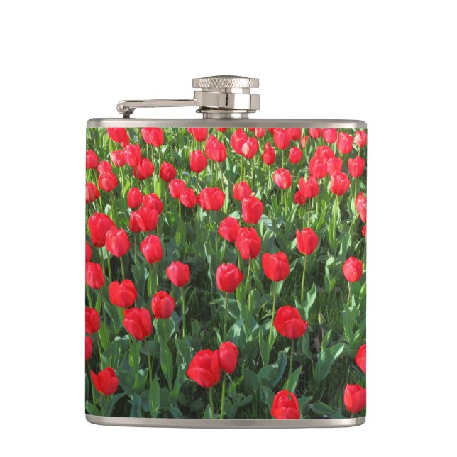 Flasques Lit des Tulipes rouges 01 (Devant)