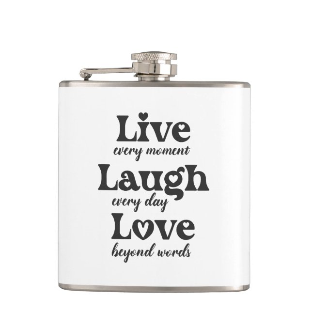Flasques live, rire, amour - trois beaux mots (Devant)