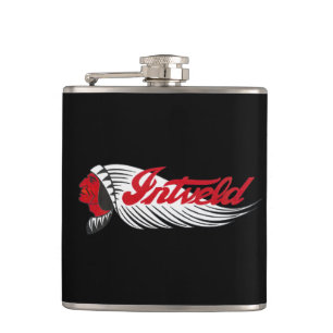 Flasques Logo de moto vintage noir