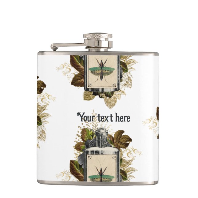 Flasques Lotion de poison floral Halloween gothique (Devant)
