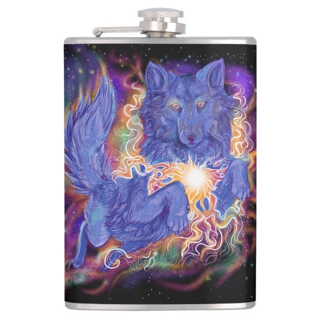 Flasques Loup cosmique (Devant)