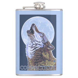 Flasques Loup de ConnecticutHowling
