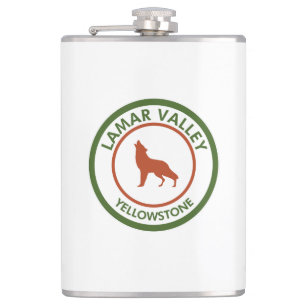 Flasques Loup de la vallée de Lamar Yellowstone