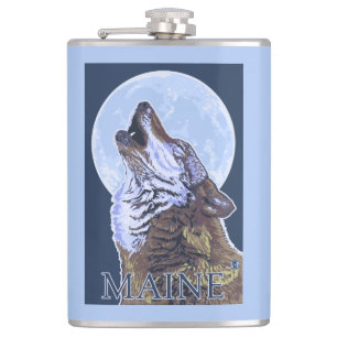 Flasques Loup de MaineHowling