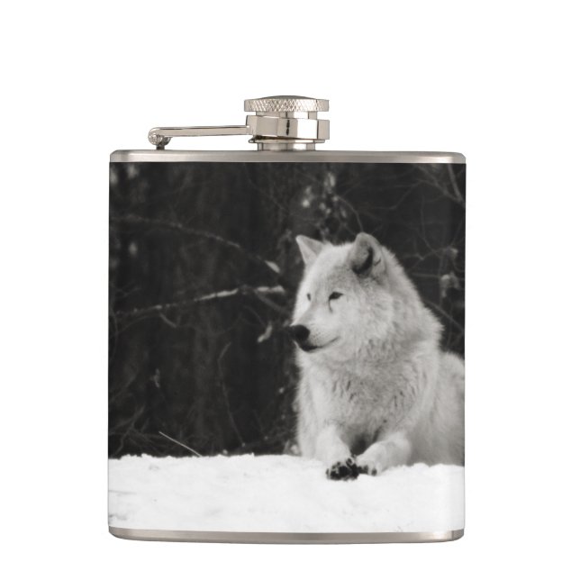 Flasques Loup de Neige (Devant)