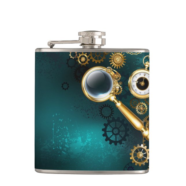 Flasques Loupe en style Steampunk (Devant)