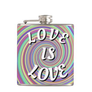 Flasques Love Is Love Fierté 
