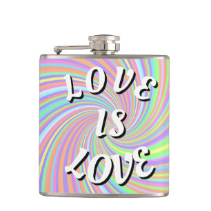 Flasques Love Is Love Fierté 