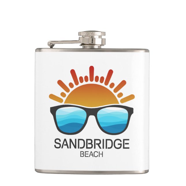 Flasques Lunettes de soleil de Sandbridge Beach Virginie (Devant)