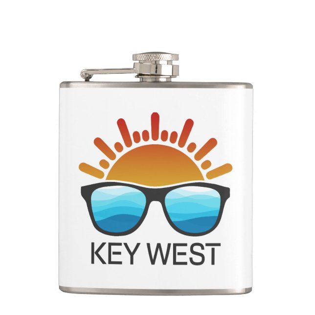 Flasques Lunettes de soleil Key West Floride (Devant)