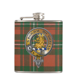 Flasques MacGregor Tartan & Badge
