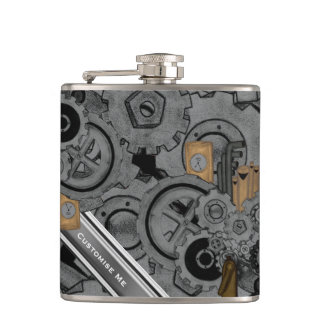 Flasques Machinerie Steampunk (couleur complète)