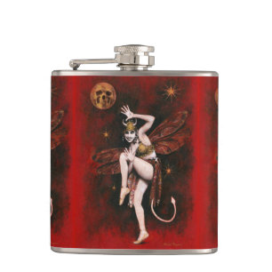 Flasques Madame vintage Flask de diable
