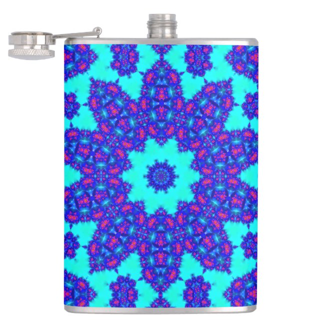 Flasques Magic Blue kaleidoscope flourished (Ouvert)