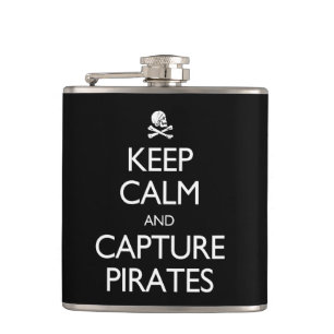 Flasques Maintenez les pirates calmes et de capture