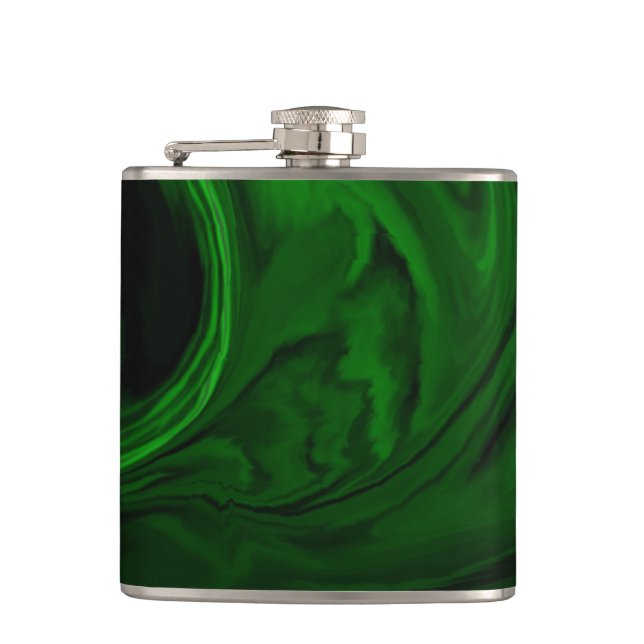 Flasques malachite vert texture (Devant)