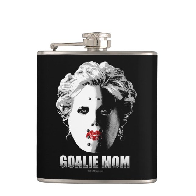 Flasques Maman de gardien de hockey (Devant)