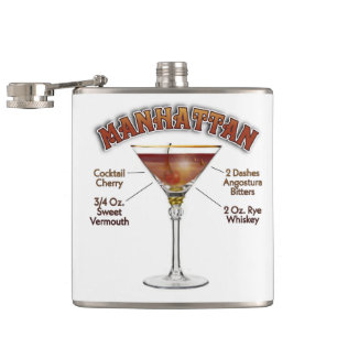 Flasques Manhattan Cocktail Recette Art