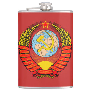 Flasques Manteau d'Union Soviétique des bras URSS