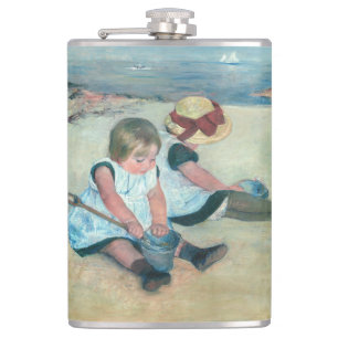 Flasques Mary Cassatt - Enfants jouant sur la plage
