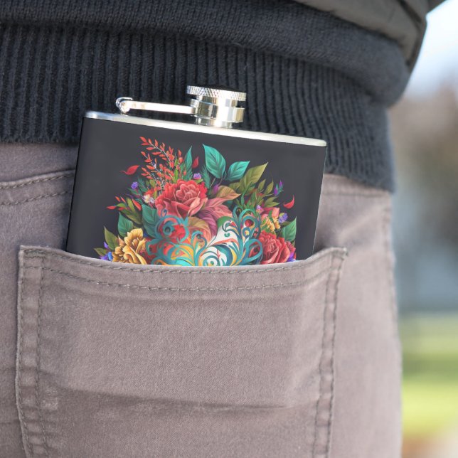 Flasques Masque carnaval Floral Brésilien (In Situ)