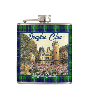 Flasques Masque de hanche Douglas Clan de Scottish Douglas